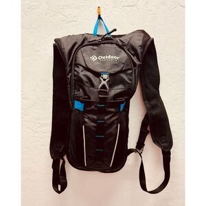 OUTDOOR PRODUCTS SPORTS NORWOOD 5L‎ 17"x11" Black/Blue BIKING CAMPING HIKING BAG